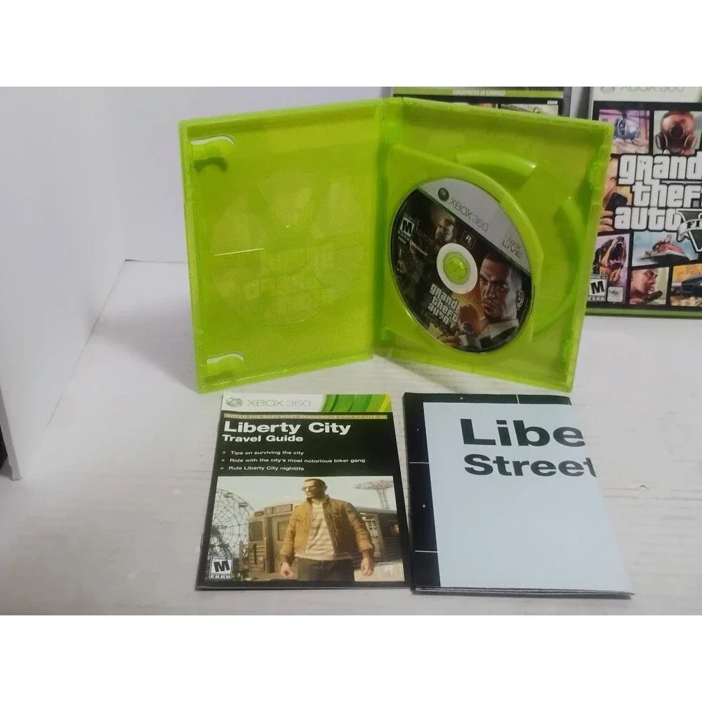 XBOX 360 GRAND THEFT AUTO GTA LOT GTA IV GTA V & LIBERTY CITY STORIES READ!!!!